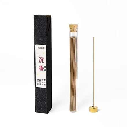 桃源境•芽庄老虫漏沉香线香 短款 非遗制香天然单方香 小众嗅觉高级感随身便携中式香薰-FB01AA9010