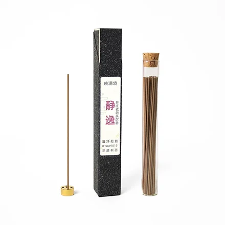 桃源境•静逸线香 短款 非遗制香天然芽庄老包头沉香单方香 小众嗅觉高级感随身便携中式香薰-FB01AA9015