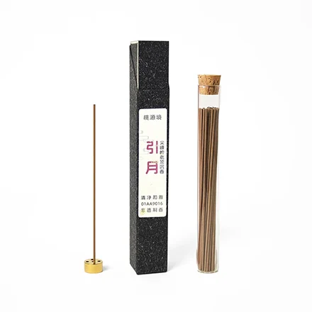 桃源境•引月线香 短款 非遗制香天然海南尖峰岭老顶沉香单方香 小众嗅觉高级感随身便携中式香薰-FB01AA9016